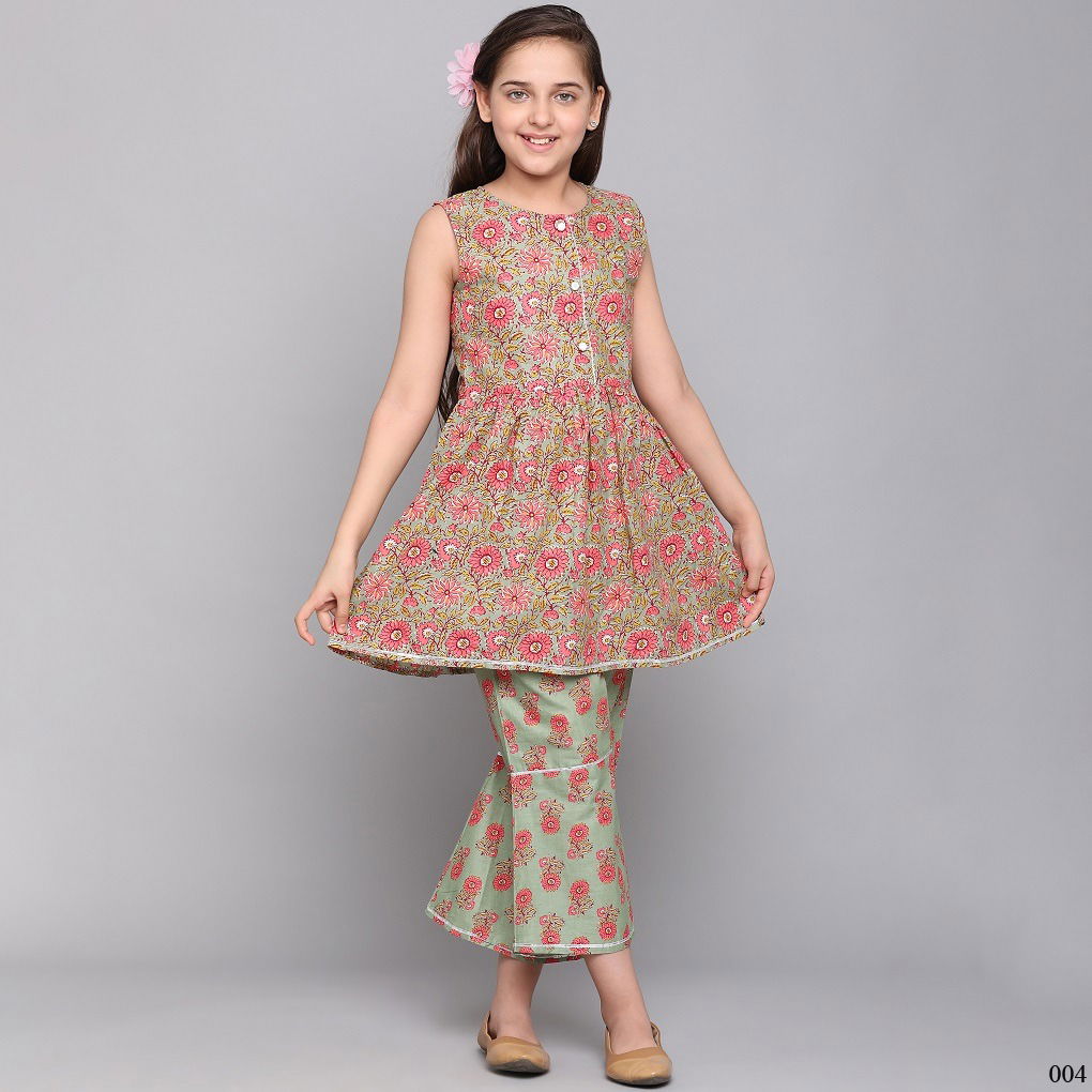 Vrishti 1 Cotton Top With Bottom New Exclusive Wear Latest Kids Collection